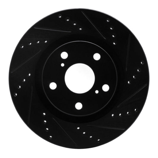 DFC D&S Black Brake Rotor (FRONT RIGHT): Dodge Durango (21-25)
