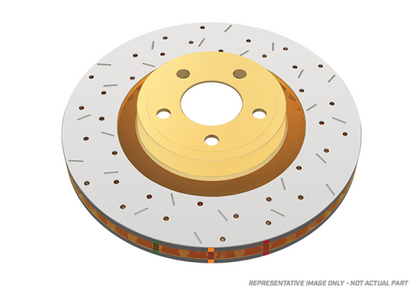 DBA 11-20 Ram 1500 Rear 4000 Series Drilled & Slotted Rotor