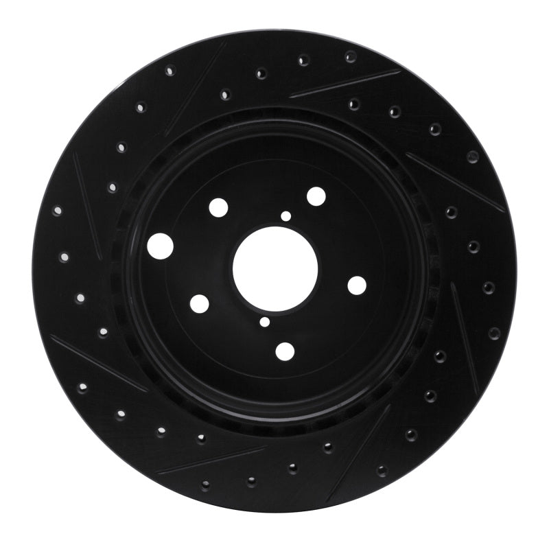R1 Concepts D&S Rear Drilled & Slotted Rotor | Subaru Impreza WRX (07-21) (ECB-13022R)