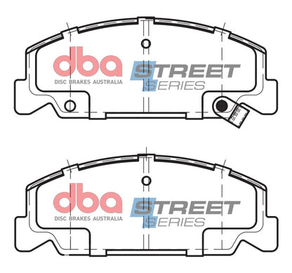 DBA Street Series Front Brake Pads | Honda Civic (88-95) (DB390SS)