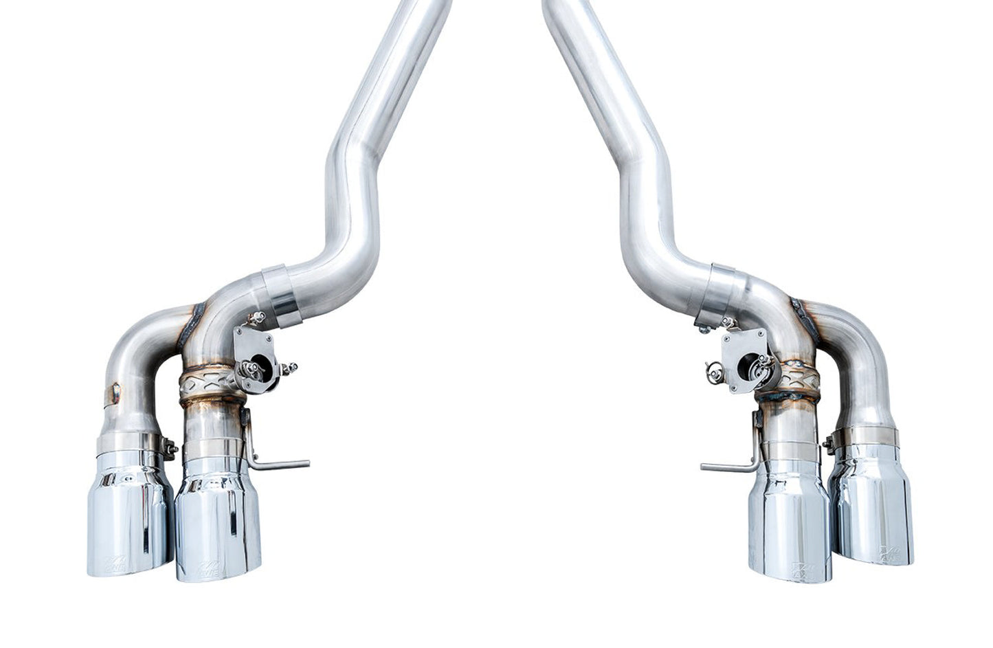 AWE Tuning AWE SwitchPath Axleback Exhaust for BMW F90 M5 - Chrome Silver Tips - 3025-42061