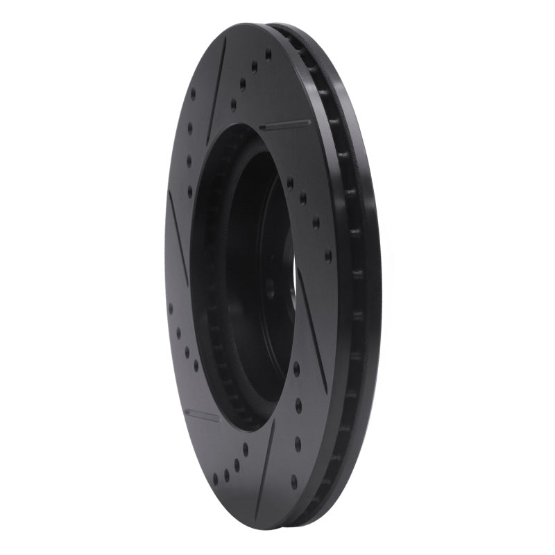 R1 ILX 03-17 Drilled & Slotted Black Rotor | Honda Accord/ILX (03-20) (ECB-59034R)