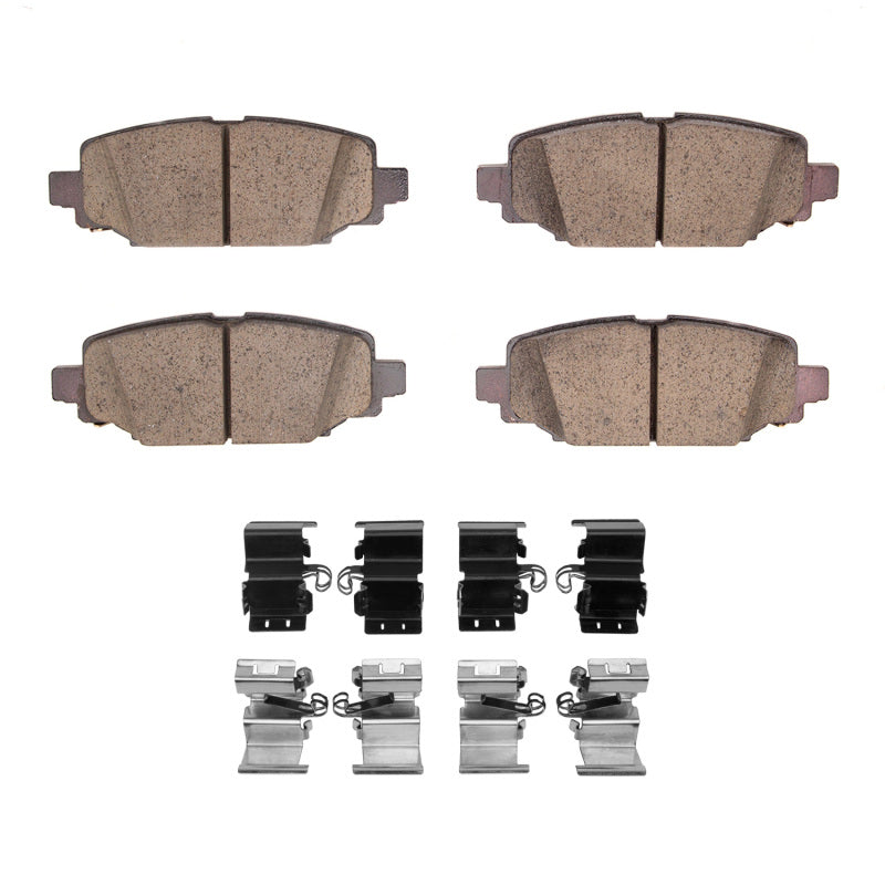 DFC 5000 Advanced Ceramic Brake Pads & Hardware Kit (REAR): Jeep Wrangler (18-25)