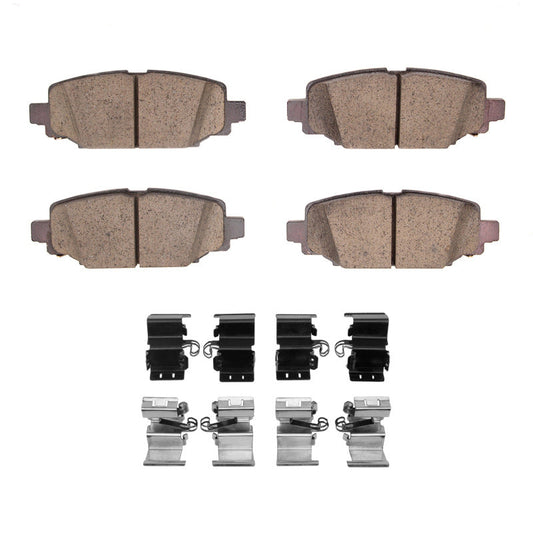 DFC Ultimate Duty Perf Brake Pads & Hardware Kit (REAR): Jeep Wrangler (18-25)