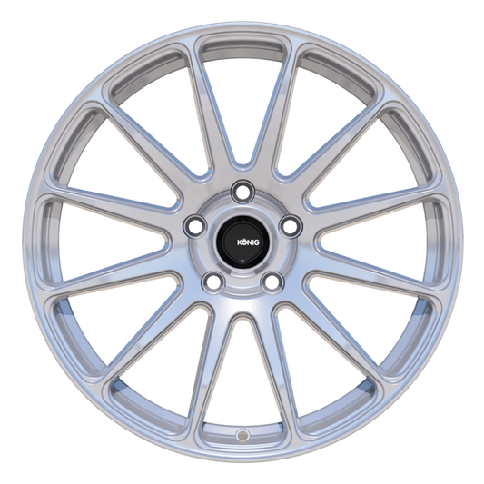 Konig Aeris Steel Silver | 17x8" +42mm | 5x112mm Wheel