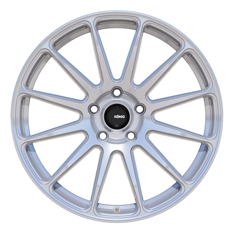 (set of 4) Konig Aeris Steel Silver | 17x8" +42mm | 5x112mm Wheel
