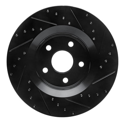 DFC D&S Black Brake Rotor (FRONT LEFT): Dodge Durango (11-25)
