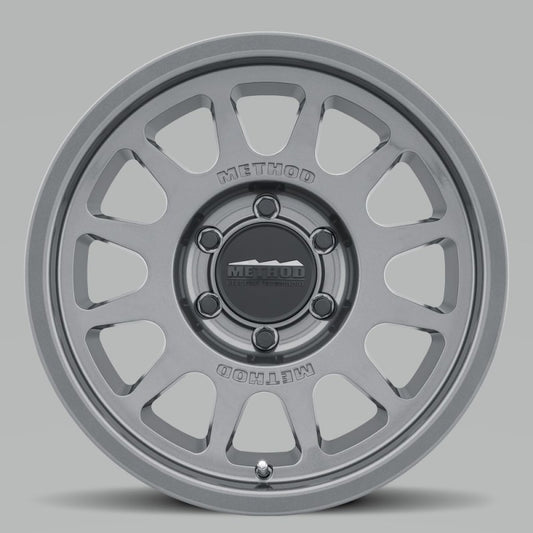 Method MR703 Gloss Titanium | 17x8.5" +0mm | 6x5.5mm Wheel