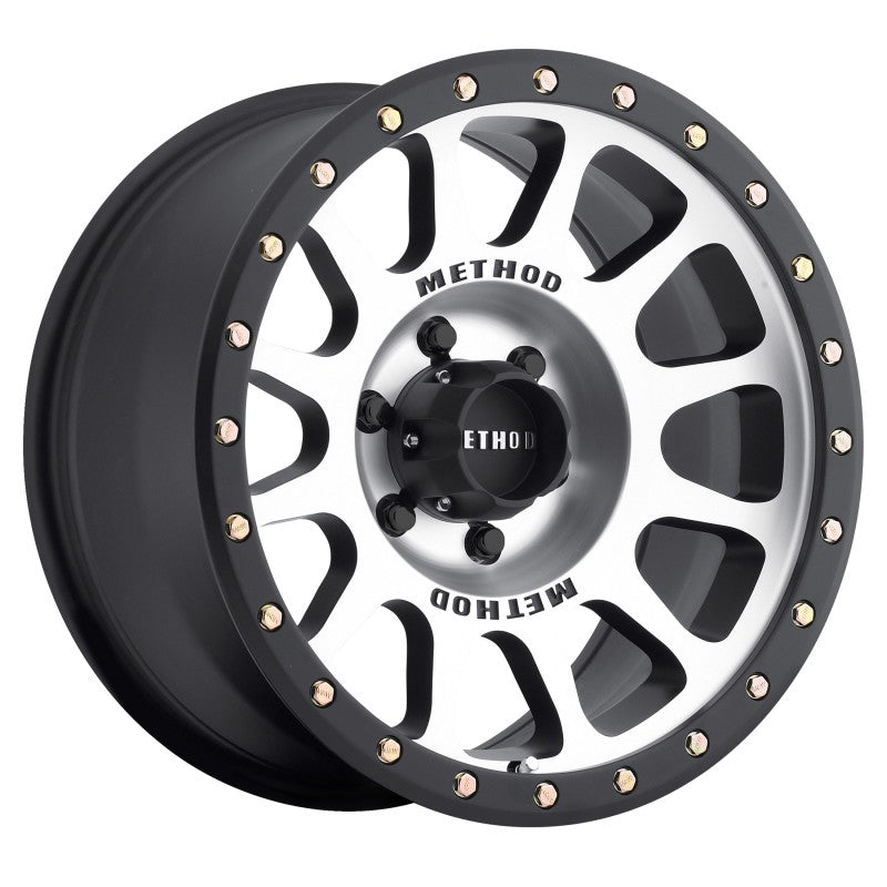 Method MR305 NV Machined - Matte Black Lip | 18x9" +0mm | 6x5.5mm Wheel