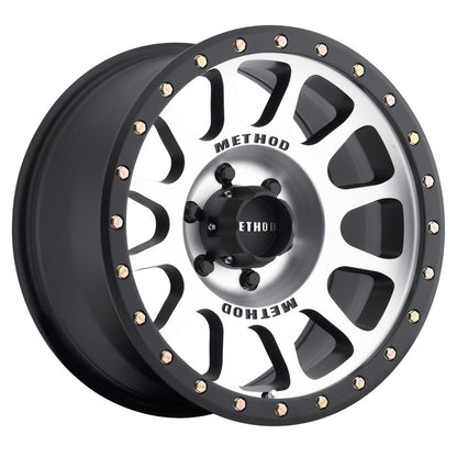 Method MR305 NV Machined - Matte Black Lip | 18x9" +0mm | 6x5.5mm Wheel