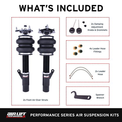 Air Lift 76008 Front Air Suspension Kit For Honda Accord Sedan 18-25