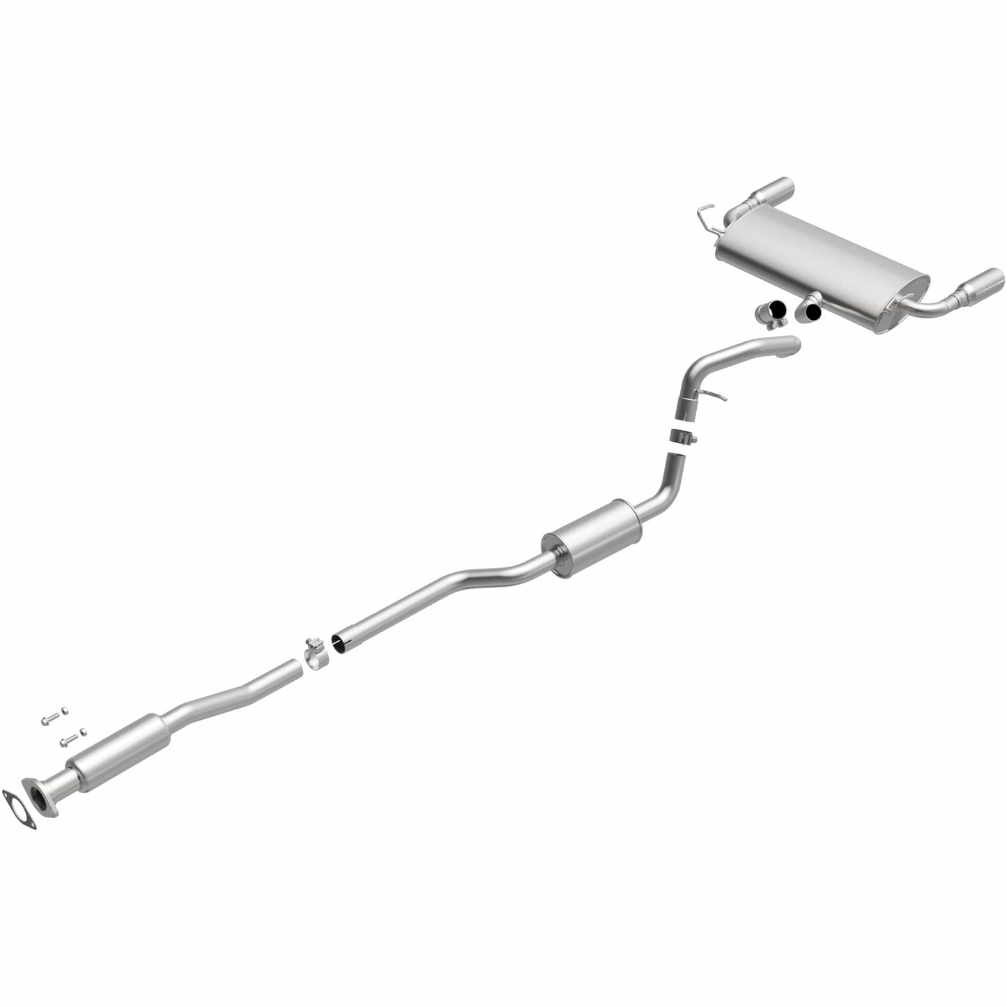 BRExhaust 2013-2018 Ford Escape Stainless Steel Direct-Fit Replacement Exhaust System