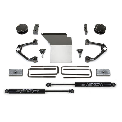 Fabtech 3" Budget Upper Control Arm System w/ Rear Stealth Shocks | GM C/K1500 Pickup (14-18) (K1070M)