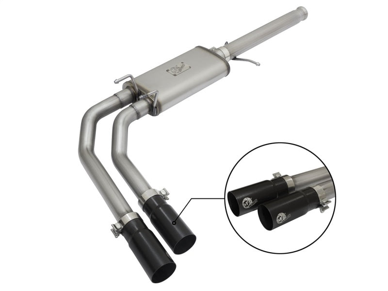aFe Rebel Series 3in Middle Side Exit SS Exhaust | Chevrolet Silverado/GMC Sierra 1500 (09-16) (49-44062-B)