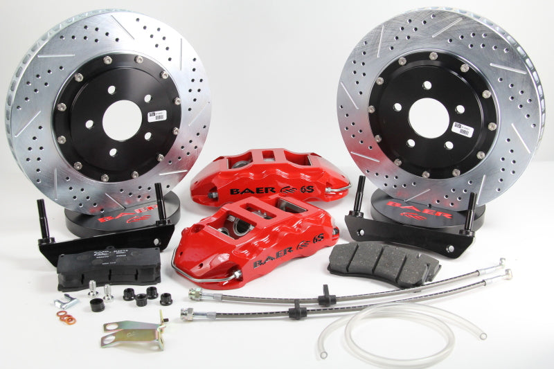 Baer Brakes 05-17 Chrysler 300 15in Extreme+ Rear Brake Kit-Red-