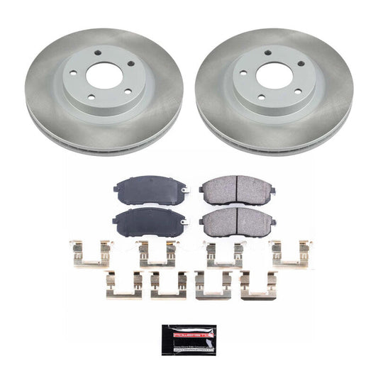 PowerStop 02-03 Nissan Maxima Front Semi-Coated Rotor Kit (SC2282)
