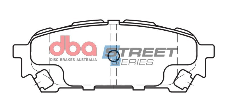 DBA Rear Street Series Brake Pads | Subaru Impreza WRX (03-05) (DB1672SS)