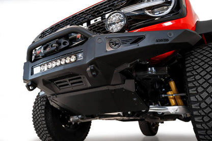 Addictive Desert Designs 2021+ Ford Bronco Rock Fighter Front Bumper - Hammer Black