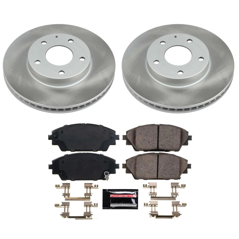 PowerStop 16-21 Mazda CX-3 Front Semi-Coated Rotor Kit (SC6974)