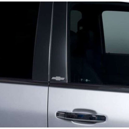 Putco 2020 Chevy Silverado HD Pillar Posts | Bow Tie Etching Black Platinum (402671BPGM-1)
