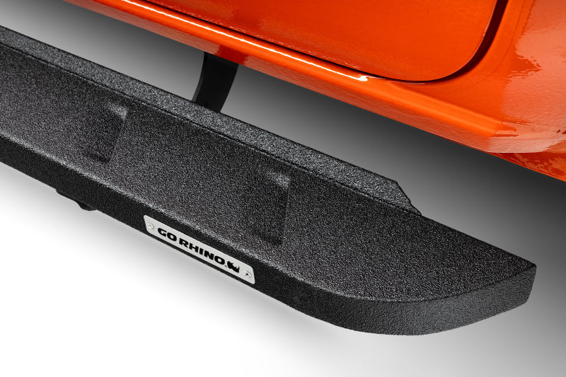 Go Rhino RB10 Slim Running Boards | Universal 68in (Fits 2DR) Bedliner Coating (630068ST)