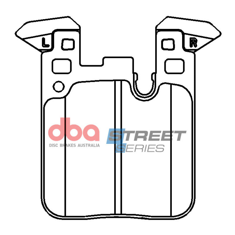 DBA Street Series Rear Brake Pads | BMW 125i (12-19) (DB15127SS)