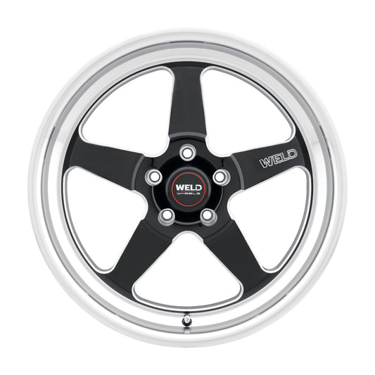 Weld S104 20x9.5 Ventura 5x135 ET13 BS5.75 Gloss BLK MIL DIA 87.1