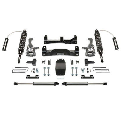 Fabtech 4" Performance System w/ DLSS 2.5" Center Outlet Resi & Rear DLSS | Ford F150 4WD (09-13) (K2198DL)