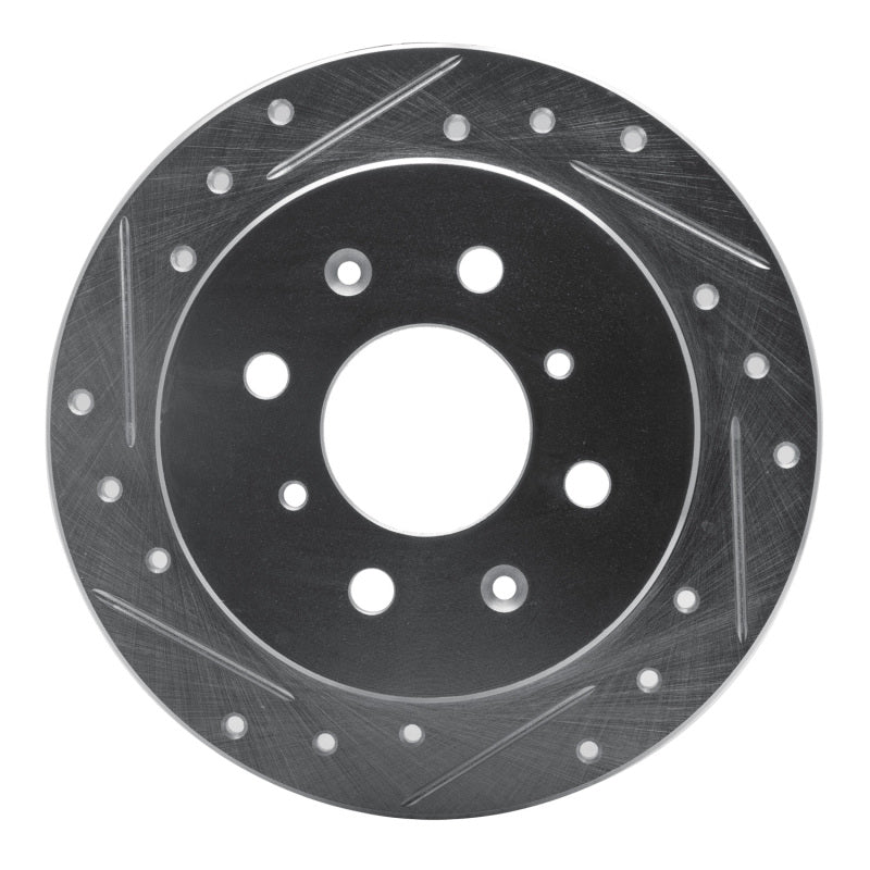 R1 83-93 Acura Integra Rear D&S Slotted Rotor | Honda Civic/Prelude, Acura Integra (631-59014L)