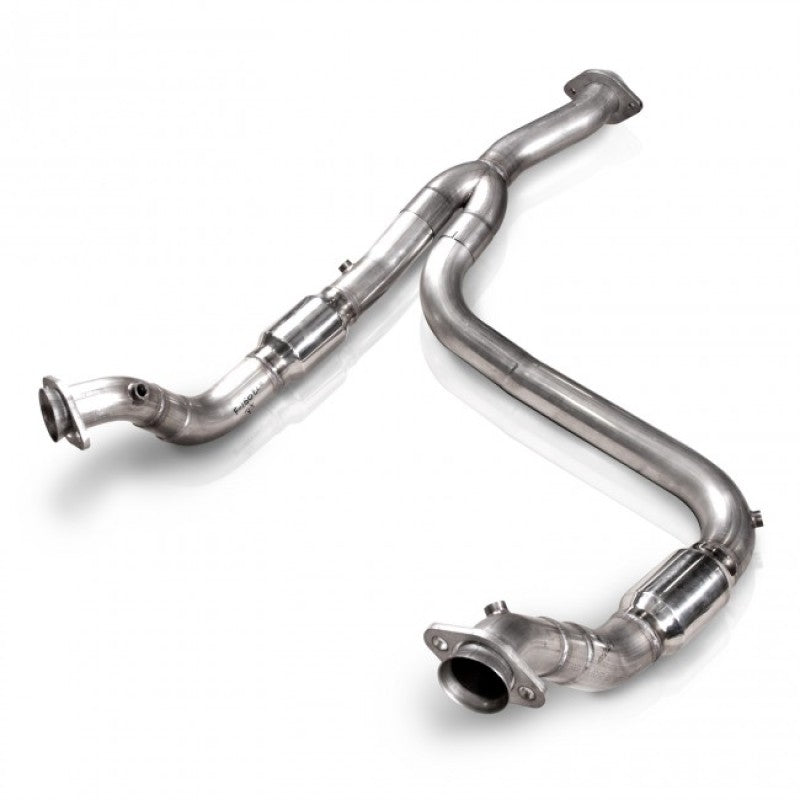 Stainless Works 3in Downpipe High-Flow Cats Y-Pipe | Ford F-150 09-14 (FTECODPCAT)