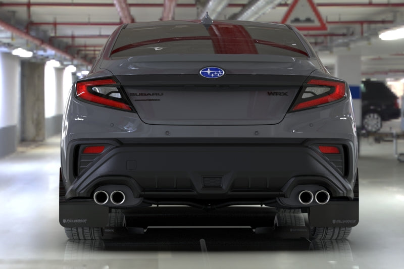 Rally Armor 22-25 Subaru WRX UR Mud Flaps | Subaru WRX (21-26) (MF92-UR-RD/BLK-X)