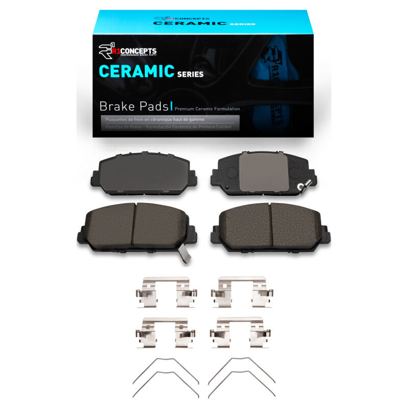 R1 Concepts 13-22 Acura ILX Front Ceramic Brake Pads & Hardware Kit (2310-1697-01)