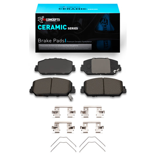 R1 Concepts 13-22 Acura ILX Front Ceramic Brake Pads & Hardware Kit (2310-1697-01)