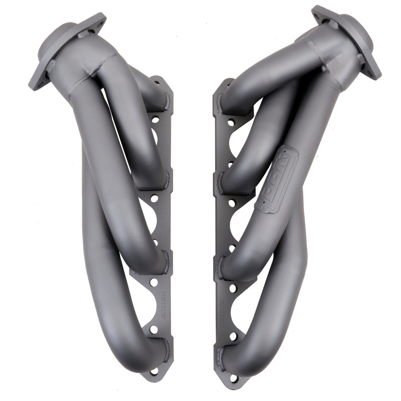 BBK Shorty Unequal Length Exhaust Headers | Ford Mustang 79-93 (1-5/8 Titanium Ceramic) (1515)