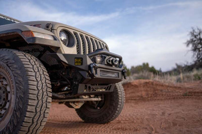 DV8 Offroad 18-23 Jeep Wrangler JL/JT Front Bumper Sway-Bar Disconnect Motor Skid Plate