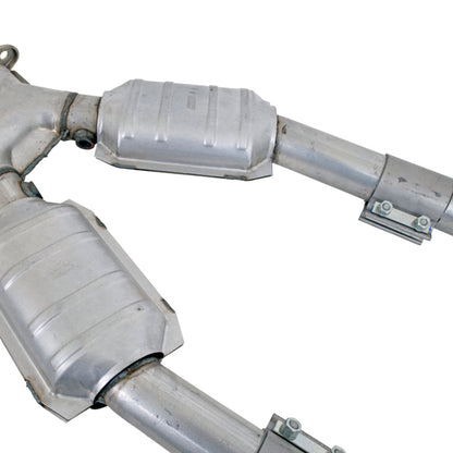 BBK 2-1/2in X Pipe w/ Catalytic Converters | Ford Mustang 94-04 (1670)