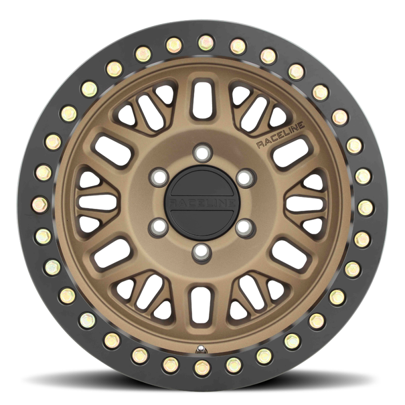 Raceline RT951 Ryno Bronze & Black Ring Beadlock | 17x9" -38mm | 5x127mm Wheel