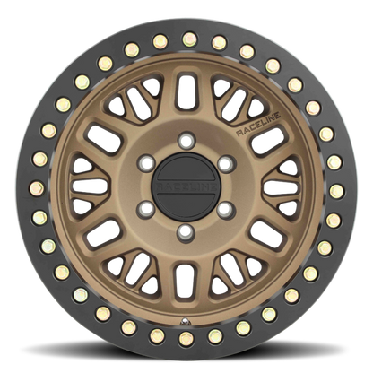Raceline RT951 Ryno Bronze & Black Ring Beadlock | 17x9" -38mm | 5x127mm Wheel