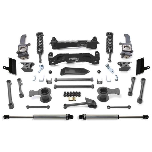 Fabtech 6" Performance System w/ Drilled & Slotted 2.5in Center Outlet & 2.25in Tailpipe | Toyota 4Runner 4WD (15-22) (K7067DL)