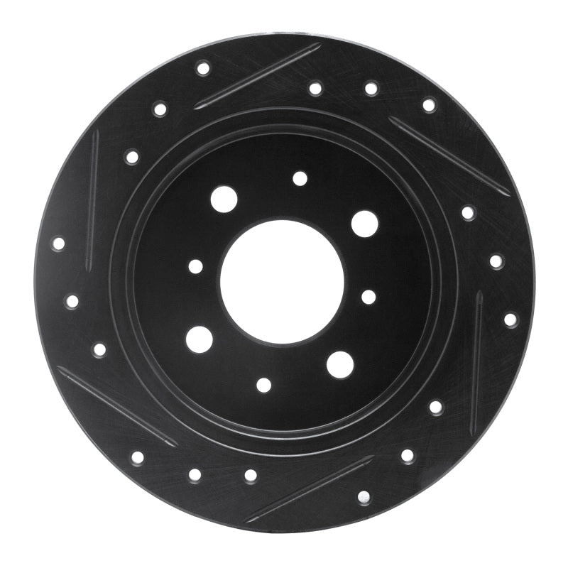 R1 Concepts D&S Rear Drilled & Slotted Rotor | Acura Integra/RSX (88-01) (ECB-59014R)