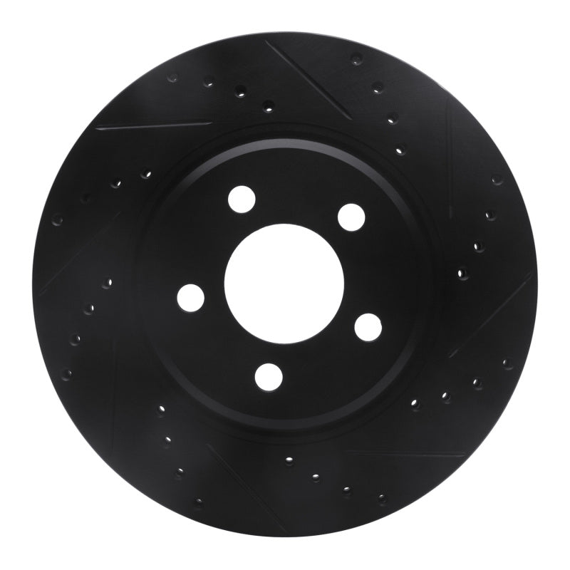 DFC D&S Black Brake Rotor (FRONT): Chrysler 300 (05-23)
