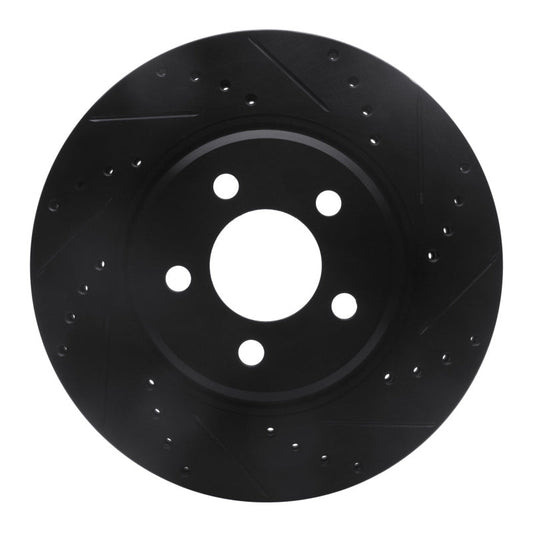 DFC D&S Black Brake Rotor (FRONT): Chrysler 300 (05-23)