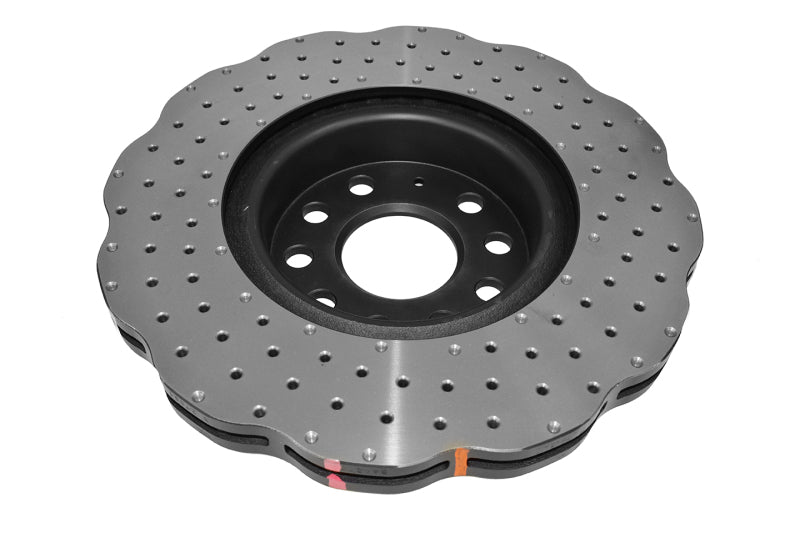 DBA Front 4000 Series Drilled Wavey Brake Rotor | Audi A3 (06) (DBA42806WXD)