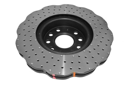 DBA Front 4000 Series Drilled Wavey Brake Rotor | Audi A3 (06) (DBA42806WXD)
