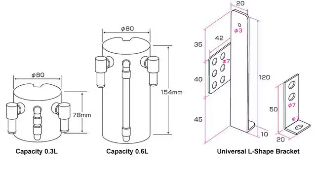 Cusco 15mm Universal Oil Catch Can | Cusco (00B 009 HB)