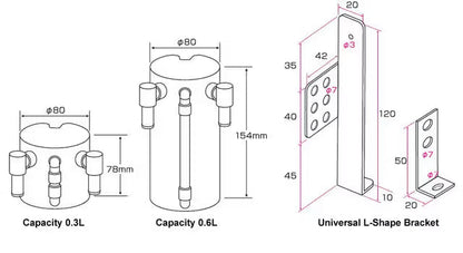 Cusco 15mm Universal Oil Catch Can | Cusco (00B 009 HB)