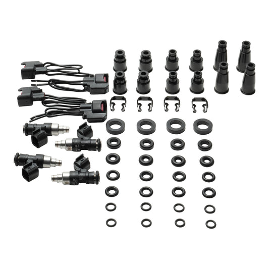 DeatschWerks 16U-IMP-0550-4 4-Cyl Import Injector Kit 550cc For Universal