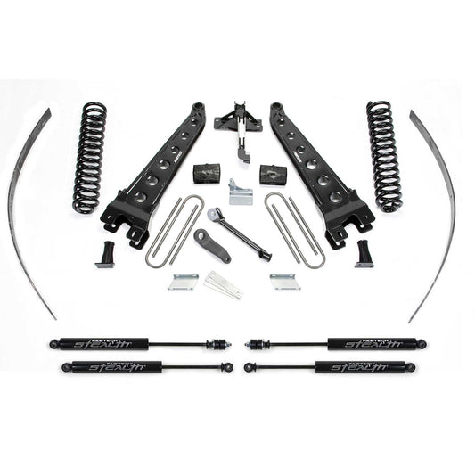 Fabtech 8" Radius Arm System w/ Coils & Stealth w/ Factory Overload | Ford F250 4WD (08-16) (K2124M)