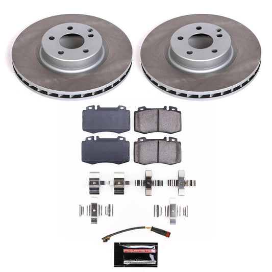 PowerStop 07-11 Mercedes-Benz CLS550 Front Semi-Coated Rotor Kit (SC6601)
