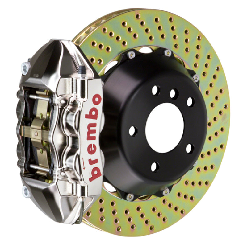 Brembo GTR BBK 6 / 4 Piston Billet Kit | 2014-2024 Infiniti Q50 RWD (1M1.9051AR/2P1.9054AR)